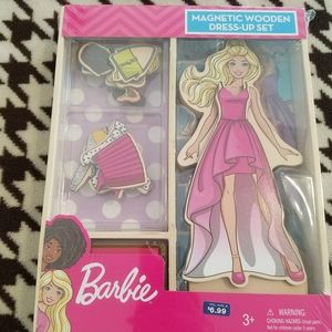 BARBIE Magnetic Wooden Dress Up Set